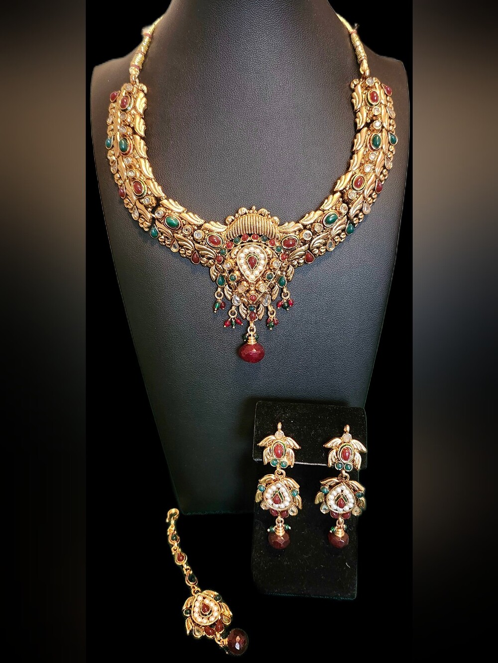 Traditional Indian Kundan Wedding Set